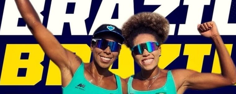 Dupla caraguatatubense representa Brasil no Circuito Sul-Americano de Vôlei