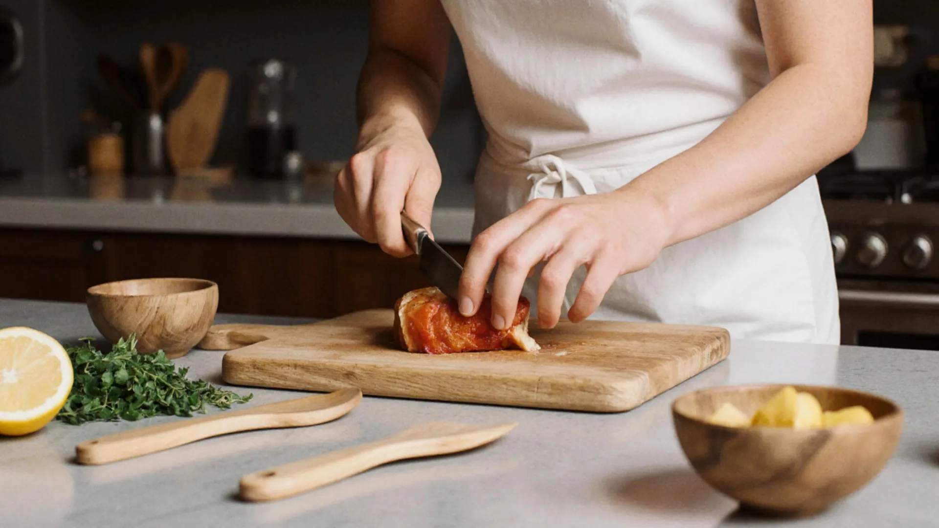 5 Alimentos que Podem Danificar a Tábua de Madeira