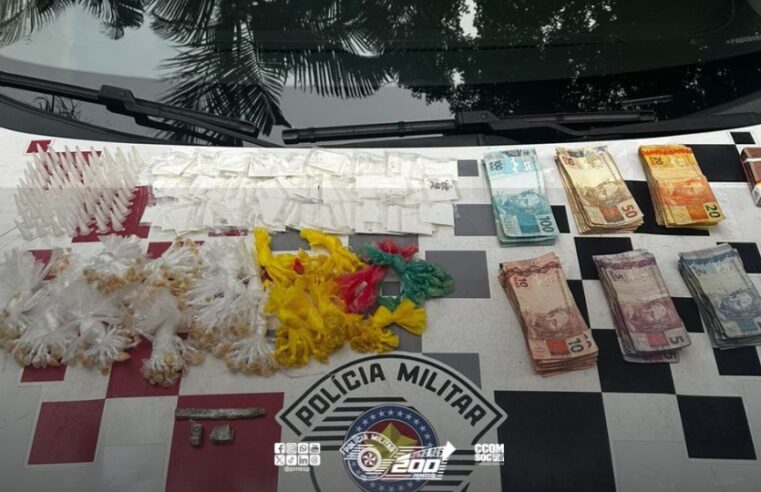 Polícia prende dupla por tráfico na zona oeste