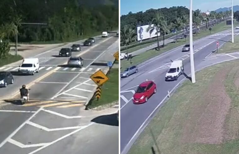 Trânsito intenso na rodovia Rio-Santos