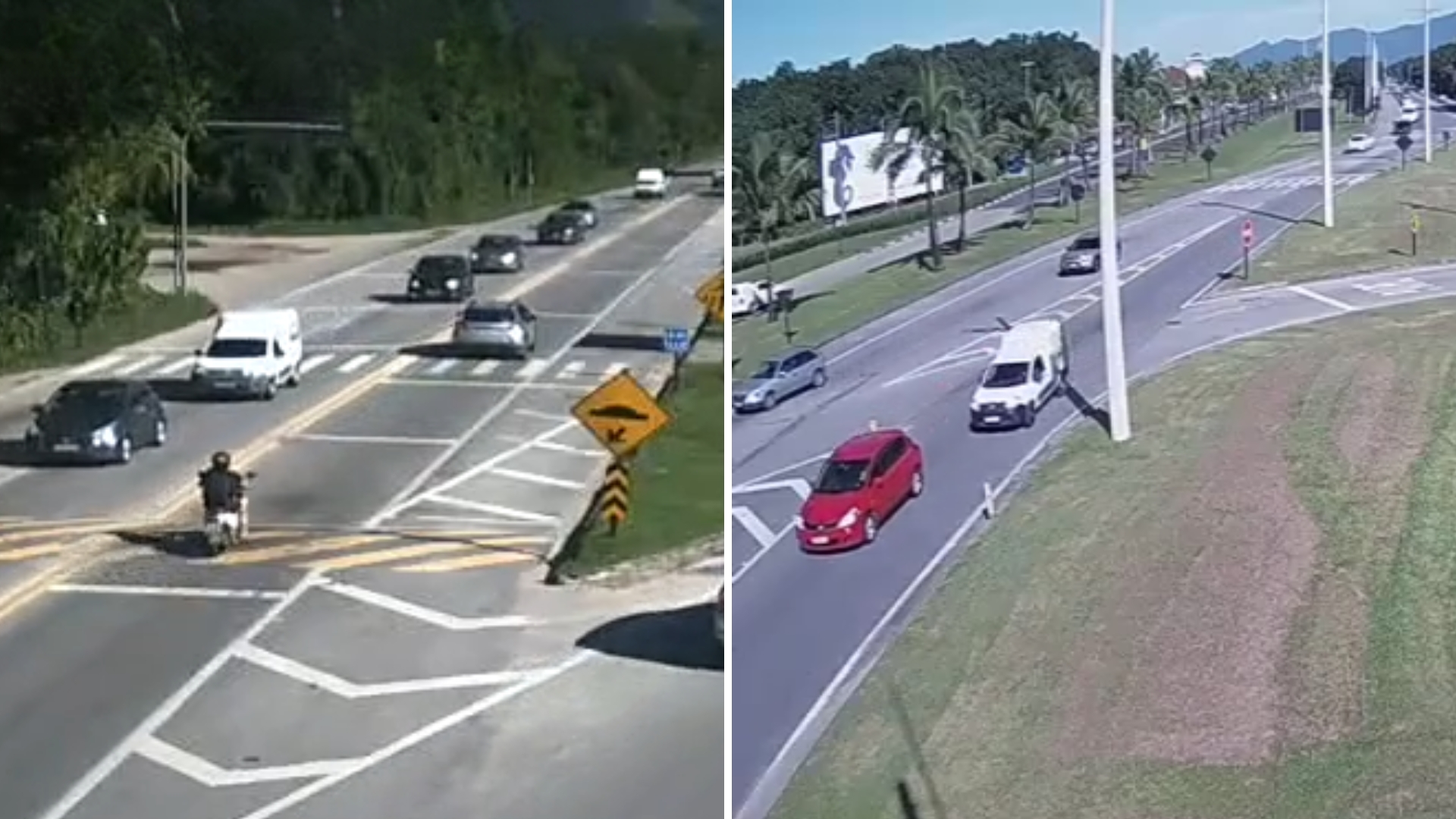 Trânsito intenso na rodovia Rio-Santos