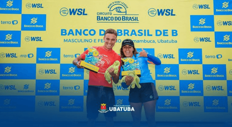 Heitor Mueller e Sophia Medina vencem etapa de surfe