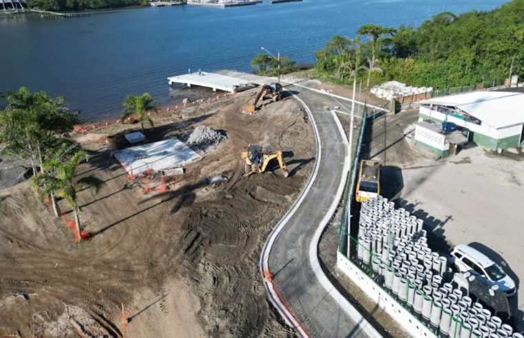 Obras no Portinho Caruara ultrapassam 70%