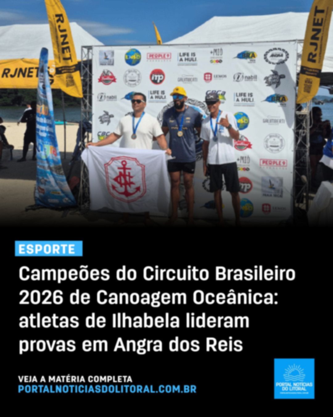 Atletas de Ilhabela sobem ao pódio no Circuito Brasileiro