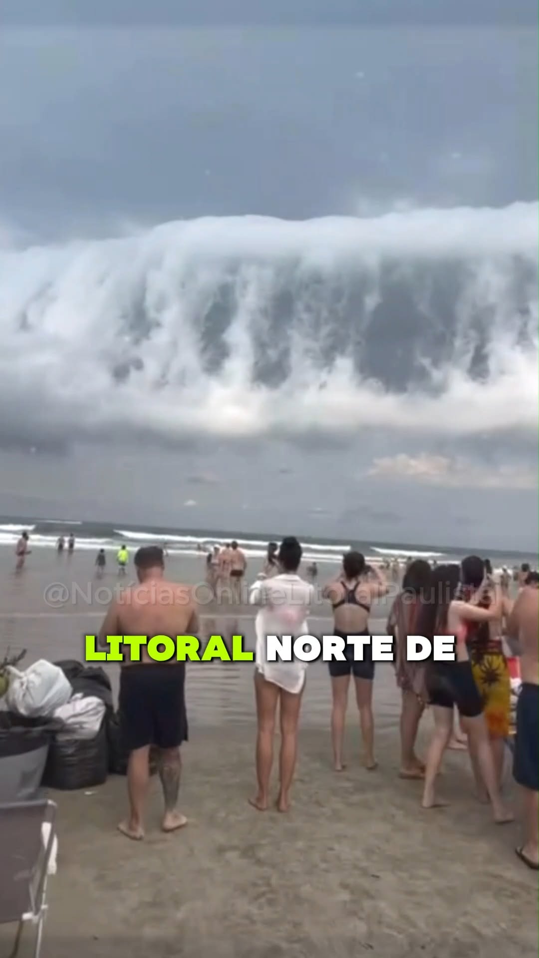 Frente fria muda o tempo no Litoral Norte