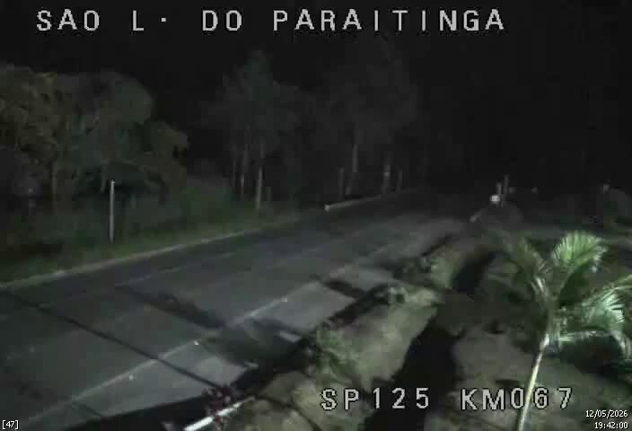 Tráfego normal na SP 125 entre Taubaté e Ubatuba
