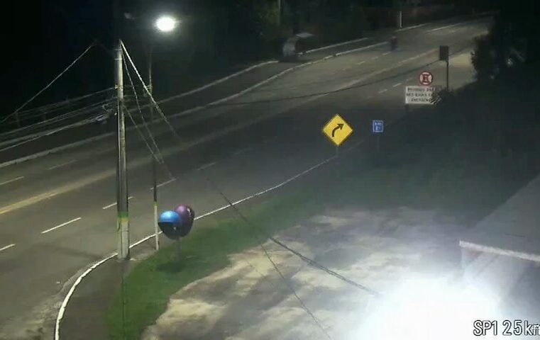 Tráfego normal na SP 125 Oswaldo Cruz