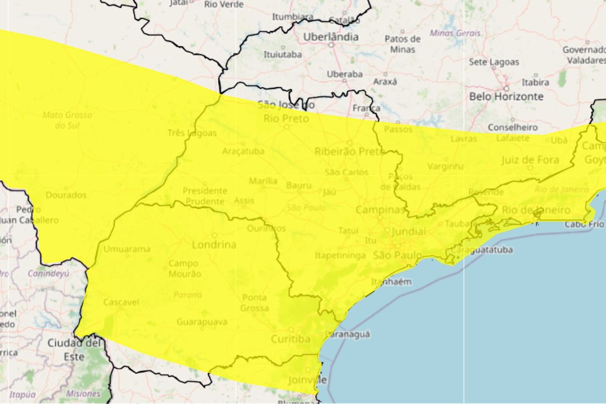 Fim de semana terá alerta de tempestade no Litoral