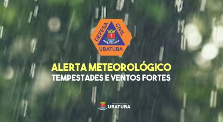 Mau tempo se intensifica em Ubatuba