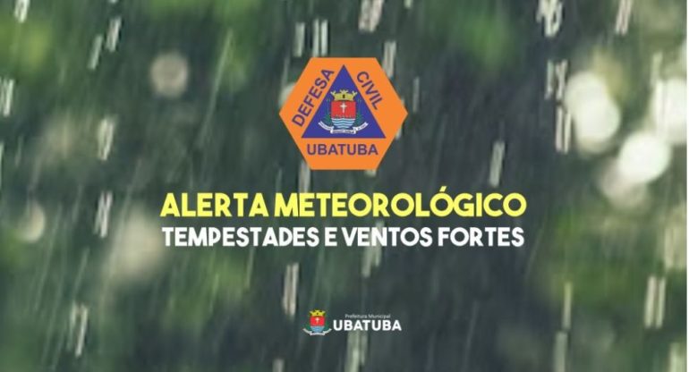 Mau tempo se intensifica em Ubatuba