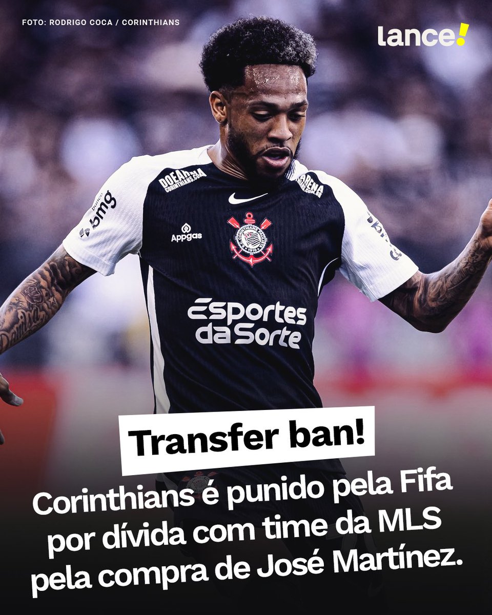Corinthians sofre transfer ban da Fifa
