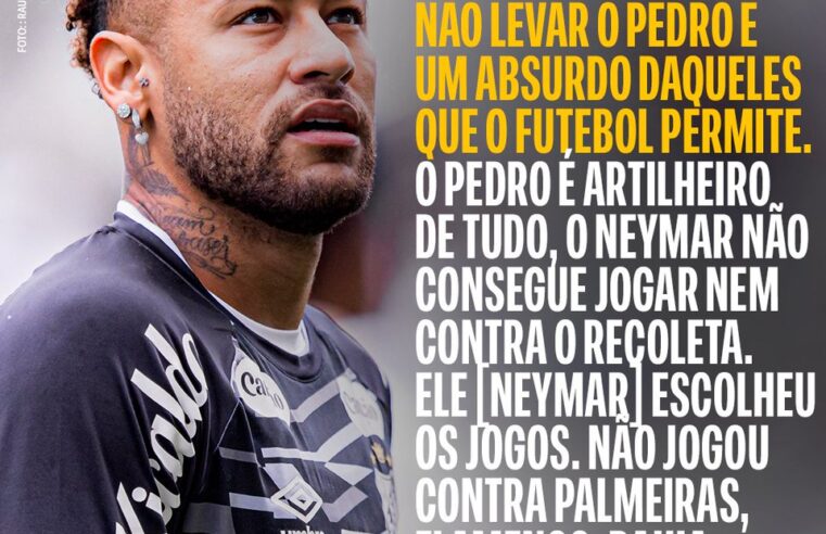 Velloso critica lista de convocados para Copa do Mundo