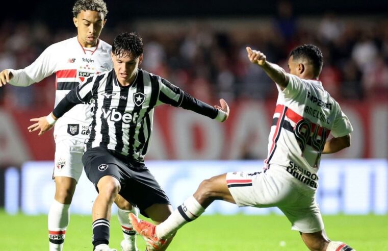 Botafogo empata com São Paulo no Morumbi