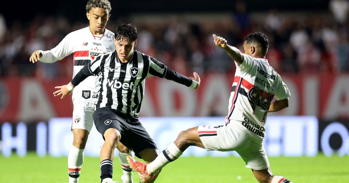 Botafogo empata com São Paulo no Morumbi