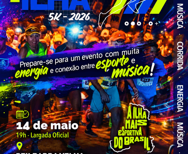 Corre na Ilha traz corrida neon em Ilhabela