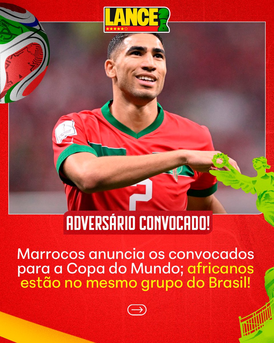Marrocos anuncia convocados para Copa do Mundo