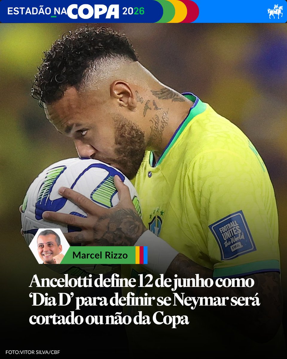 Neymar tem exame dia 12 antes da Copa