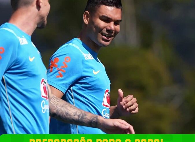 Seleção inicia segundo dia de treinos