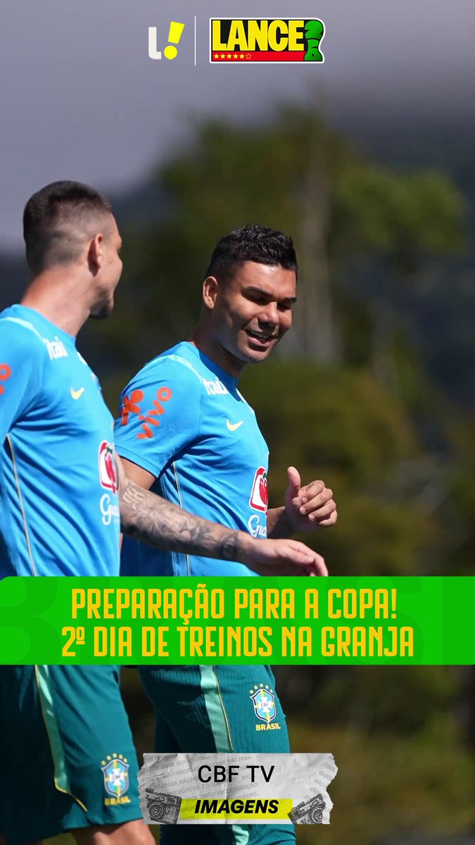 Seleção inicia segundo dia de treinos