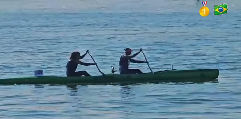 Dupla de Caraguatatuba vence campeonato de canoagem