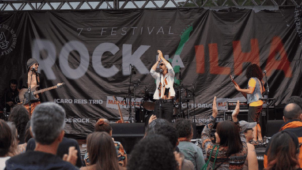 Festival Rock abre na Praia do Perequê