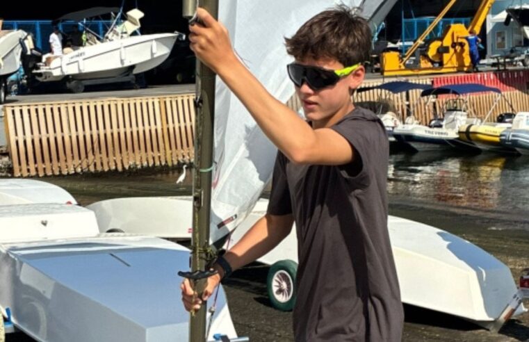 Jovem velejador de Ilhabela se destaca em competição
