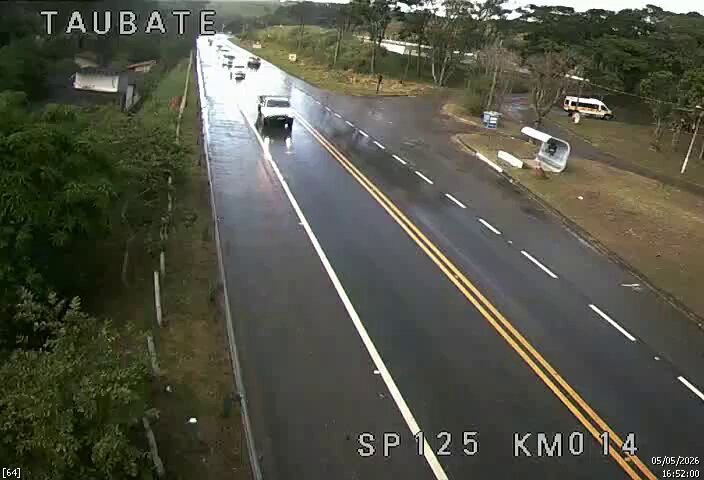 Tráfego normal na SP 125