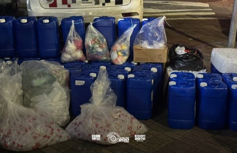 Polícia apreende drogas e lança-perfume em Diadema