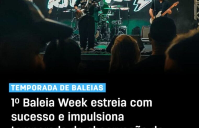 Baleia Week reúne programação em São Sebastião