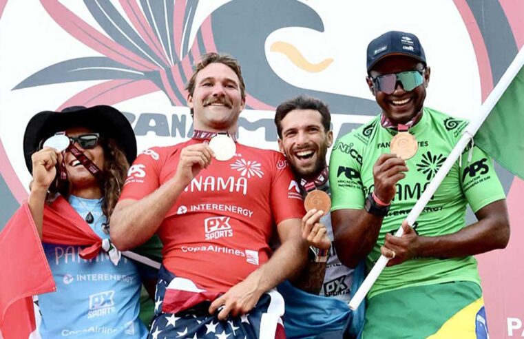 Surfista de São Sebastião ganha bronze no Pan