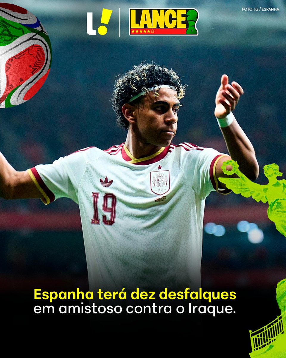 Espanha entra em campo sem dez titulares