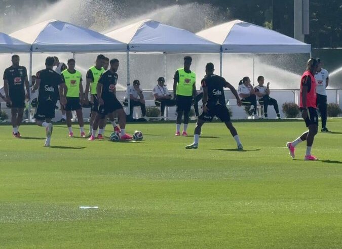 Seleção treina e se prepara para amistoso contra Egito