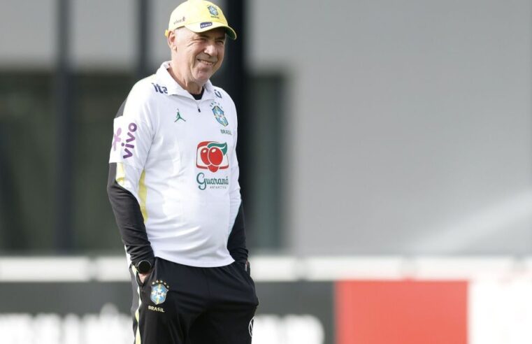 Ancelotti esconde escalação e testa jogadores