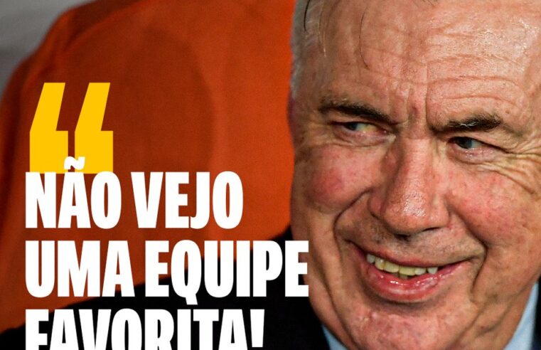Ancelotti afirma que não há favorito