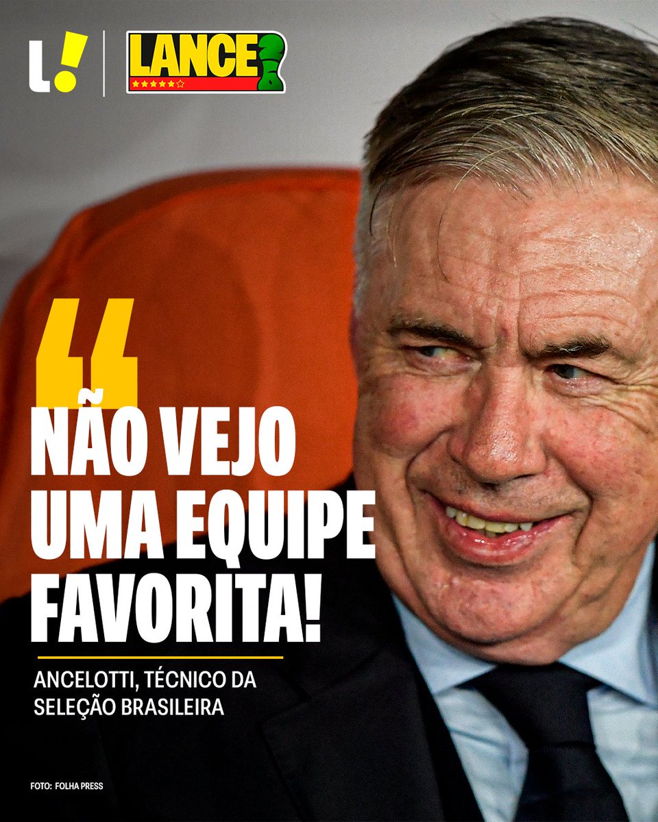 Ancelotti afirma que não há favorito
