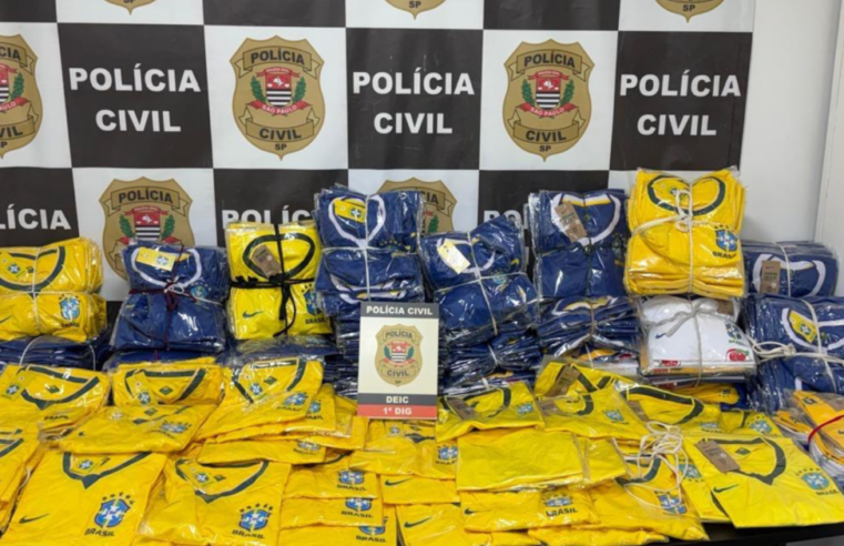 Policiais apreendem mais de 50 mil itens da Copa