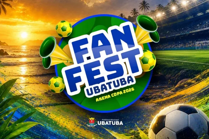 Ubatuba transmite Brasil x Haiti na Arena Fan Fest