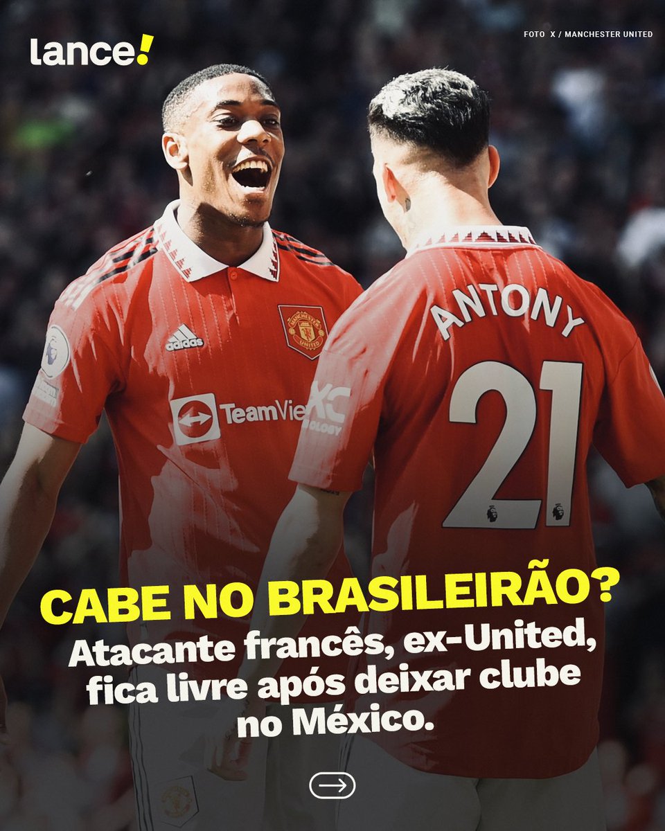 Anthony Martial fica livre no mercado