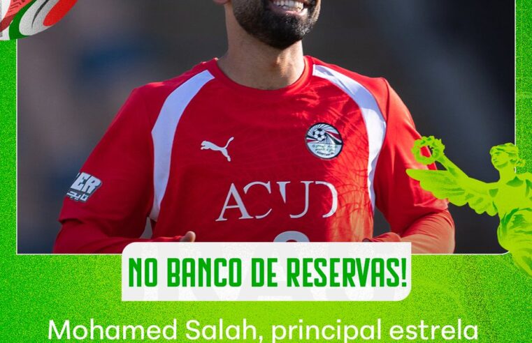 Egito deixa Salah no banco contra Brasil