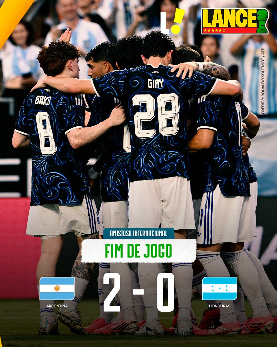 Argentina vence Honduras com dois gols