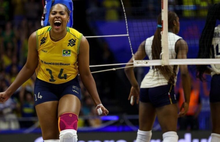 Brasil vence Itália e mantém invencibilidade na VNL
