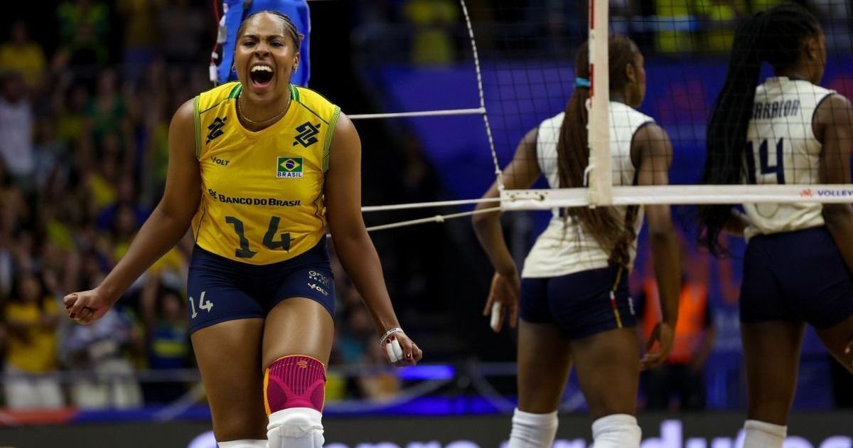 Brasil vence Itália e mantém invencibilidade na VNL
