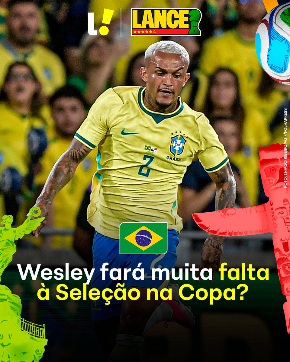 Wesley é cortado da Copa do Mundo