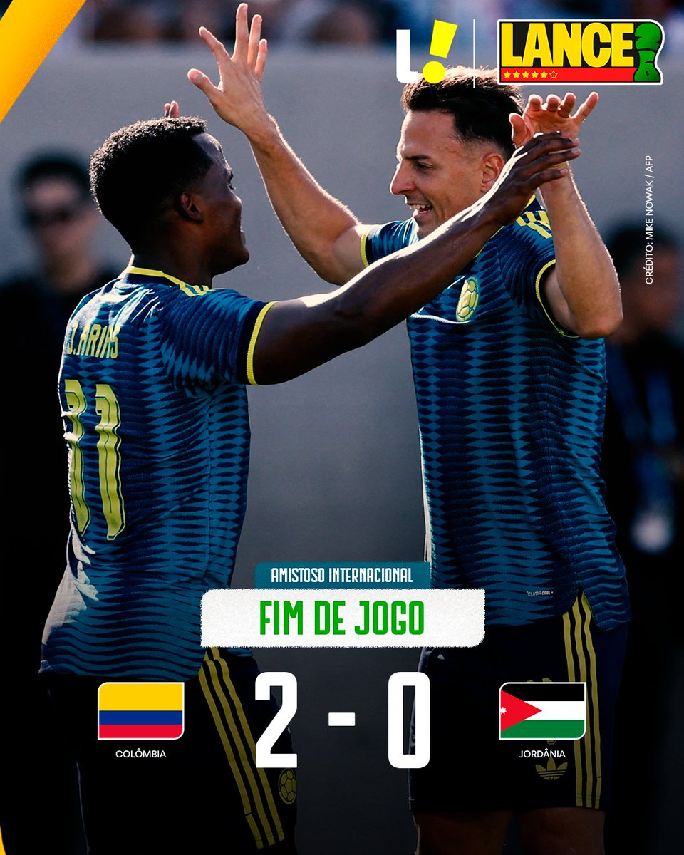 Colômbia vence Jordânia com dois de Arias