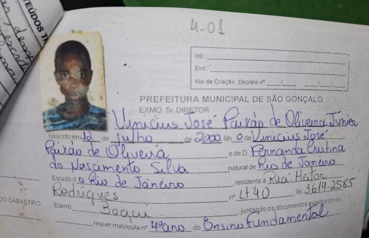Vini Jr. fez prova de português em escola