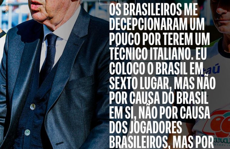 Hugo Sánchez prevê Brasil em sexto no Mundial