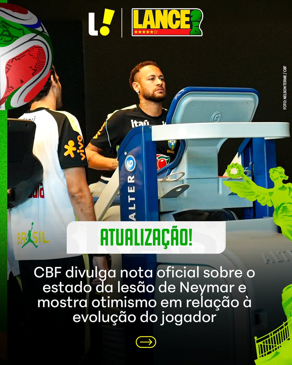 Neymar tem boa evolução após ressonância