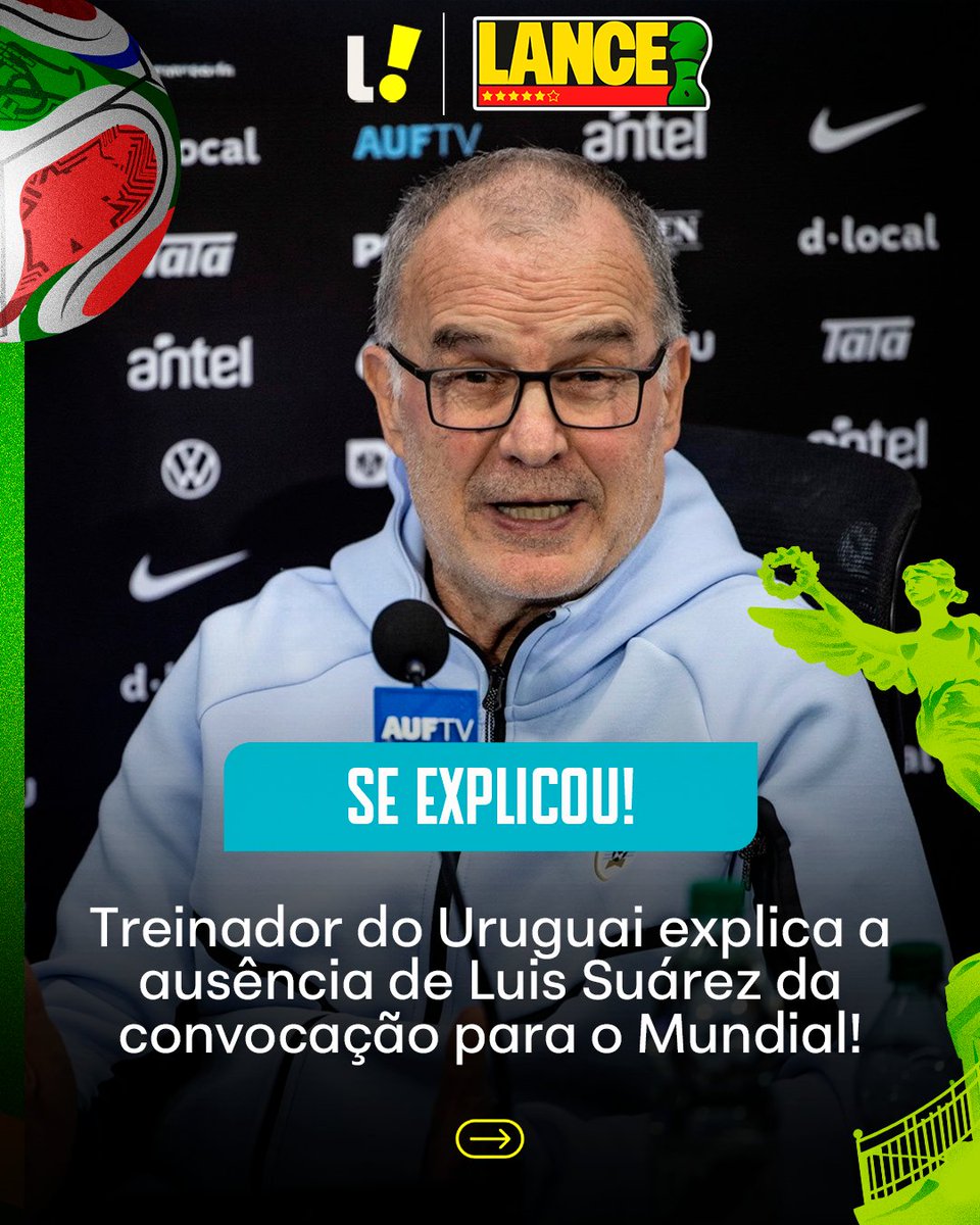 Bielsa deixa Suarez fora da Copa