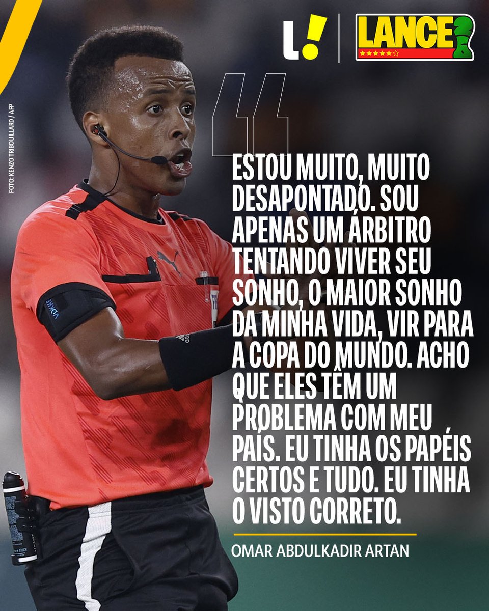 Árbitro somali impedido de entrar nos EUA