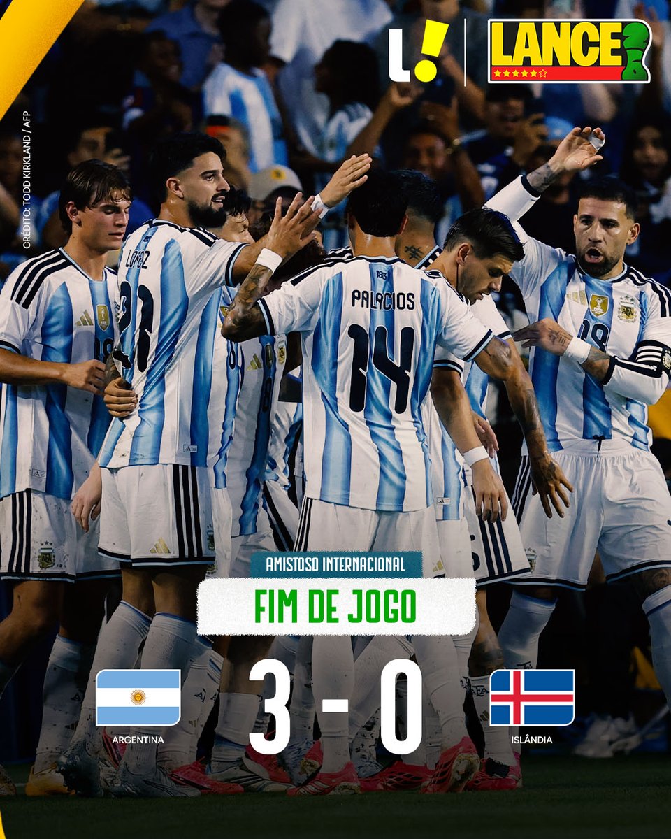 Argentina vence Islândia em amistoso preparatório